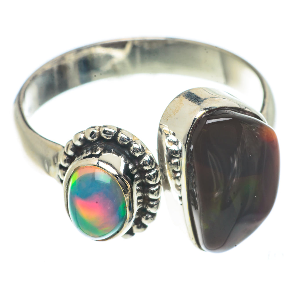 Mexican Fire Agate Rings handcrafted by Anasilvercos - RING66460