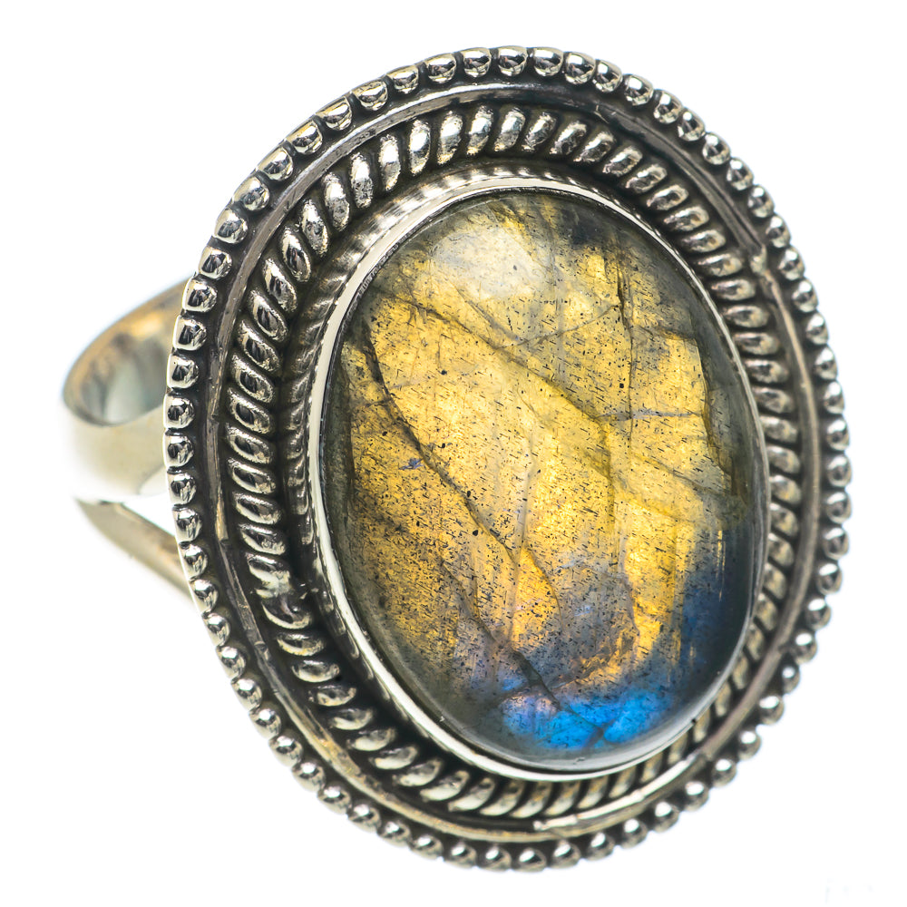 Labradorite Rings handcrafted by Anasilvercos - RING66463