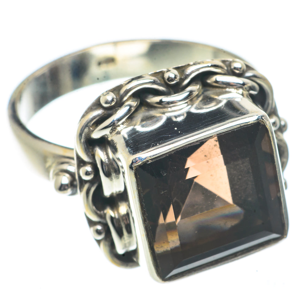 Smoky Quartz Rings handcrafted by Anasilvercos - RING66468