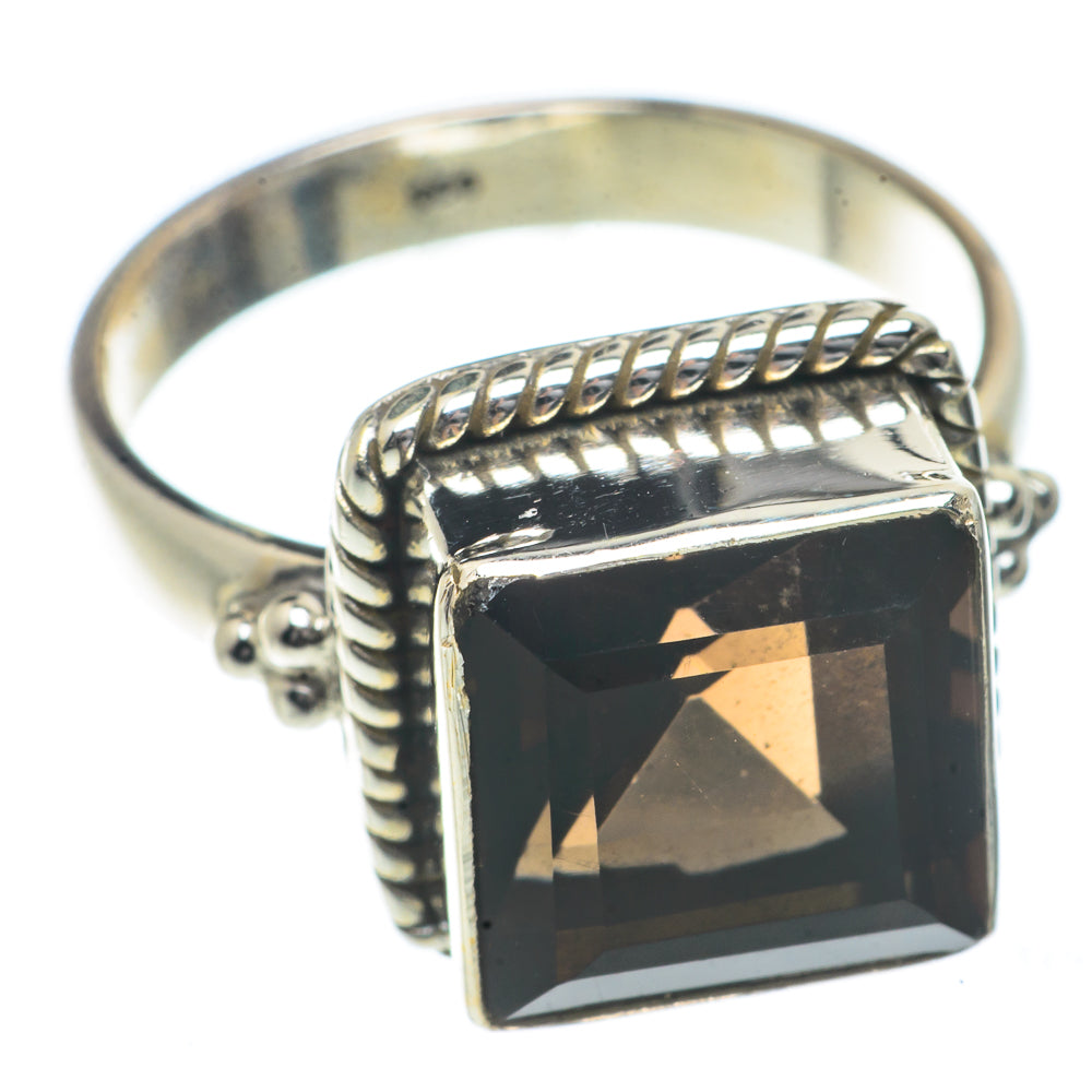 Smoky Quartz Rings handcrafted by Anasilvercos - RING66469