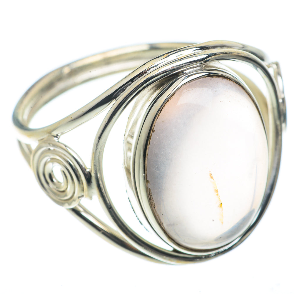 Rose Quartz Rings handcrafted by Anasilvercos - RING66476
