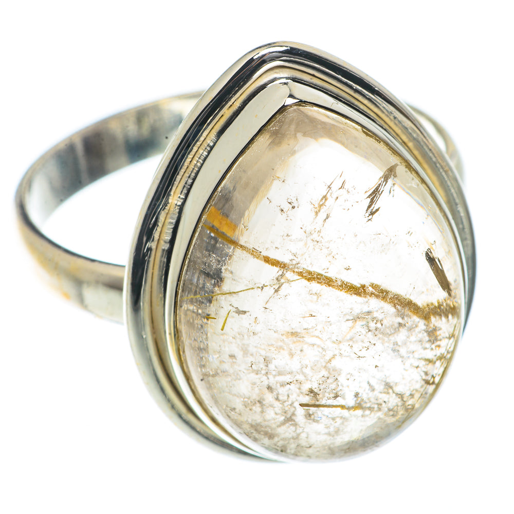 Rutilated Quartz Rings handcrafted by Anasilvercos - RING66479 - Photo 2