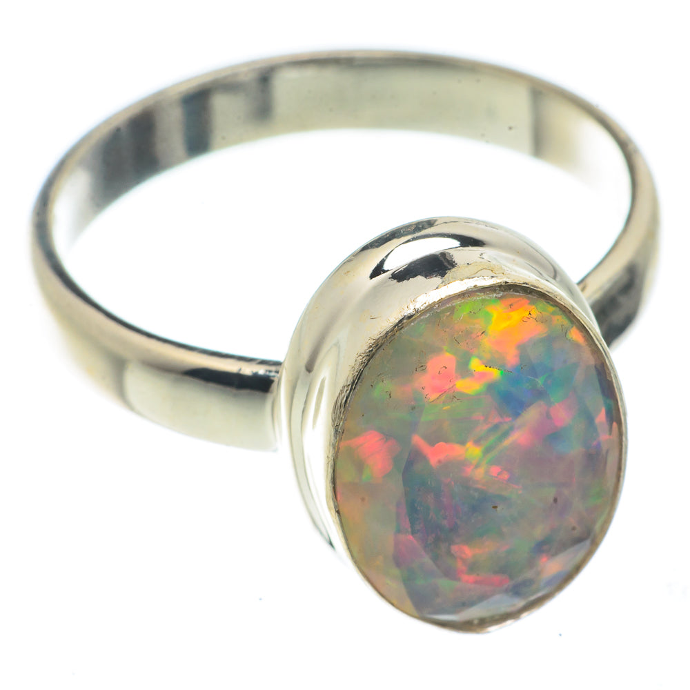Ethiopian Opal Rings handcrafted by Anasilvercos - RING66488