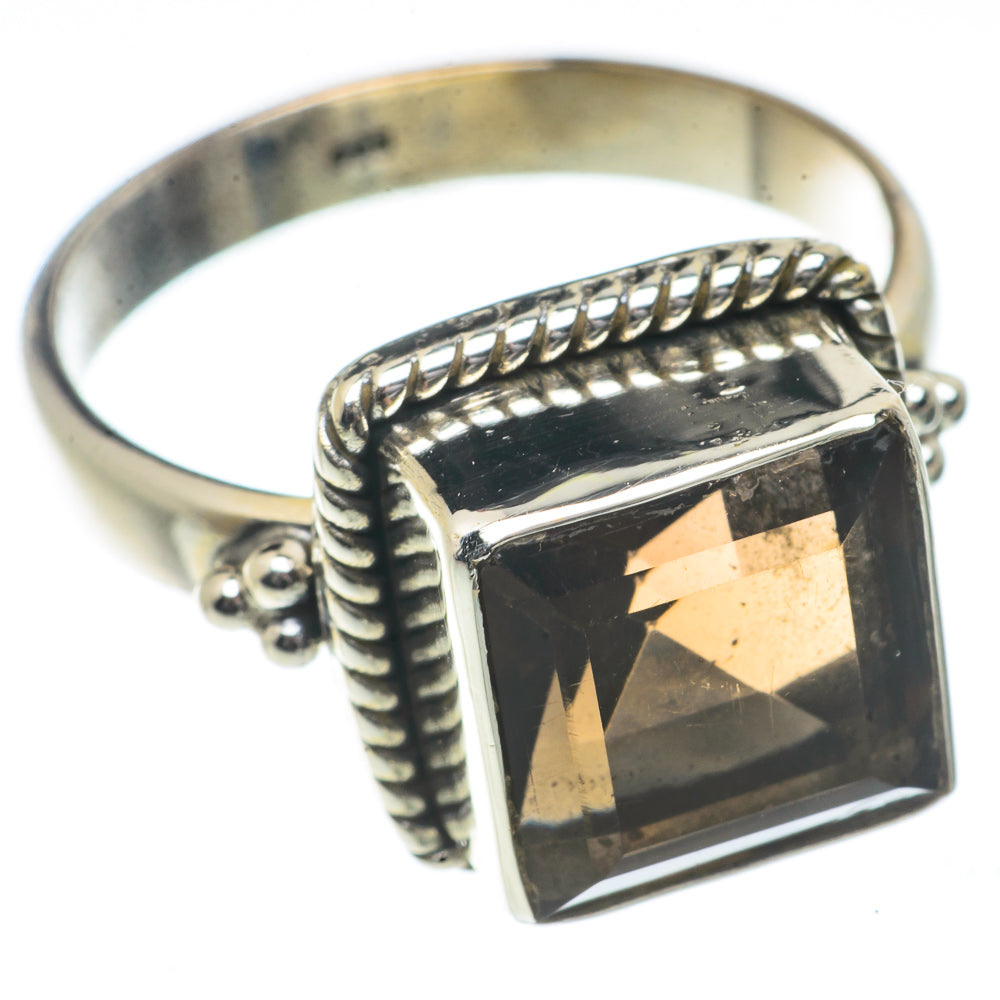 Smoky Quartz Rings handcrafted by Anasilvercos - RING66495