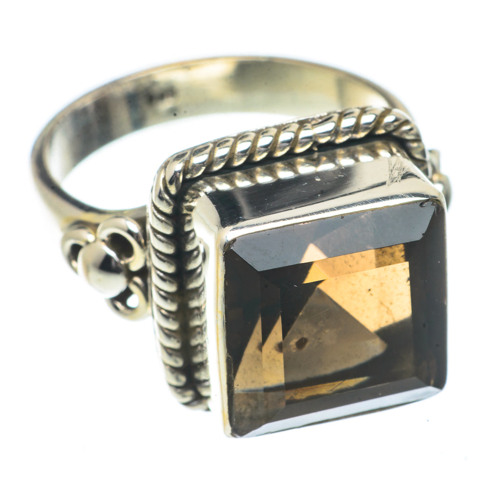 Smoky Quartz Rings handcrafted by Anasilvercos - RING66498