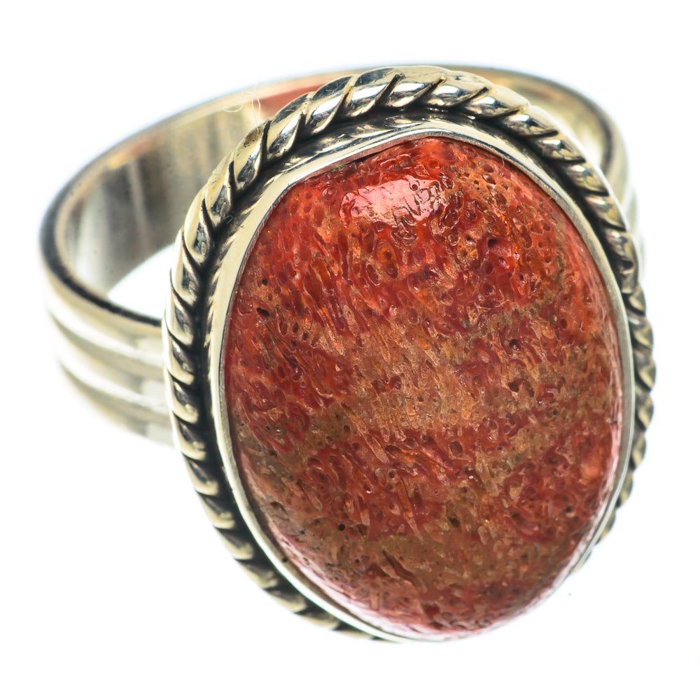 Sponge Coral Rings handcrafted by Anasilvercos - RING66500