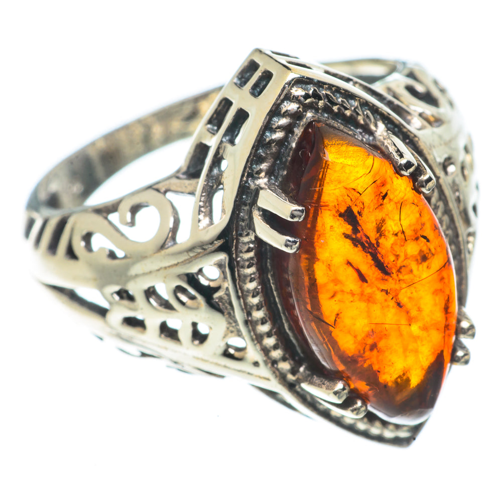 Baltic Amber Rings handcrafted by Anasilvercos - RING66503