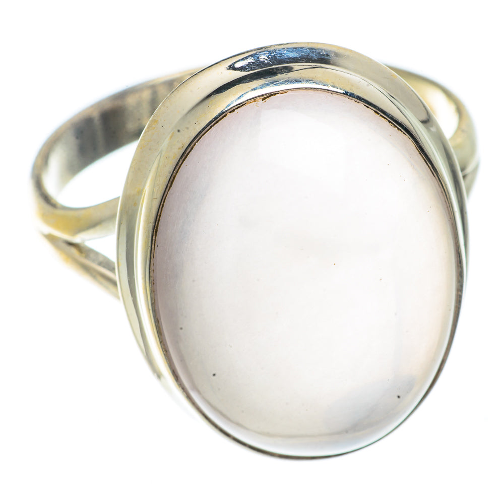 Rose Quartz Rings handcrafted by Anasilvercos - RING66504