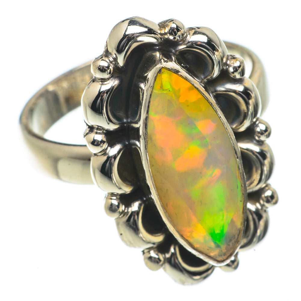 Ethiopian Opal Rings handcrafted by Anasilvercos - RING66514