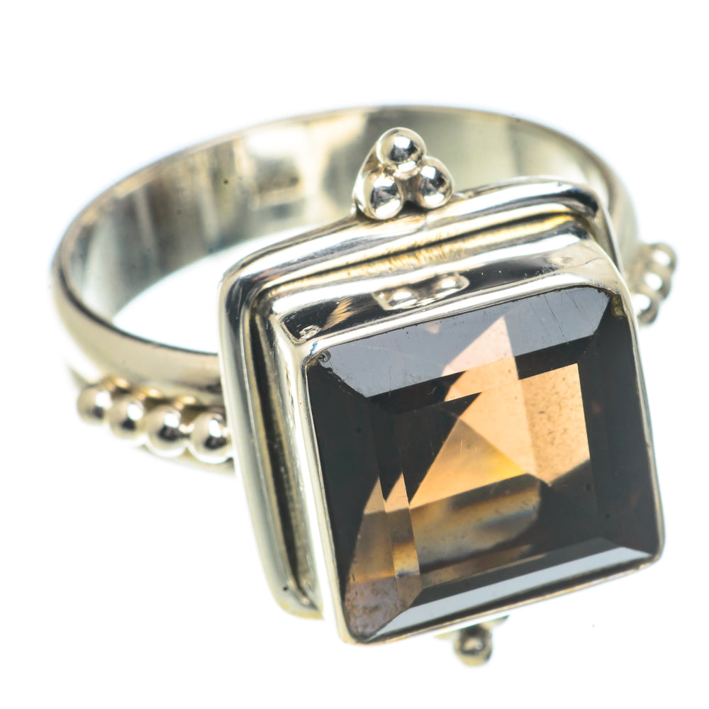 Smoky Quartz Rings handcrafted by Anasilvercos - RING66522