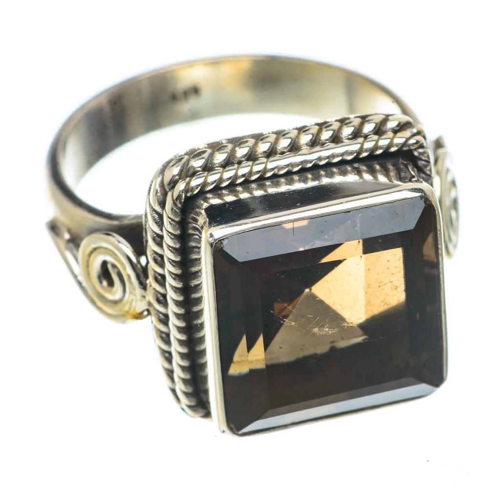Smoky Quartz Rings handcrafted by Anasilvercos - RING66523