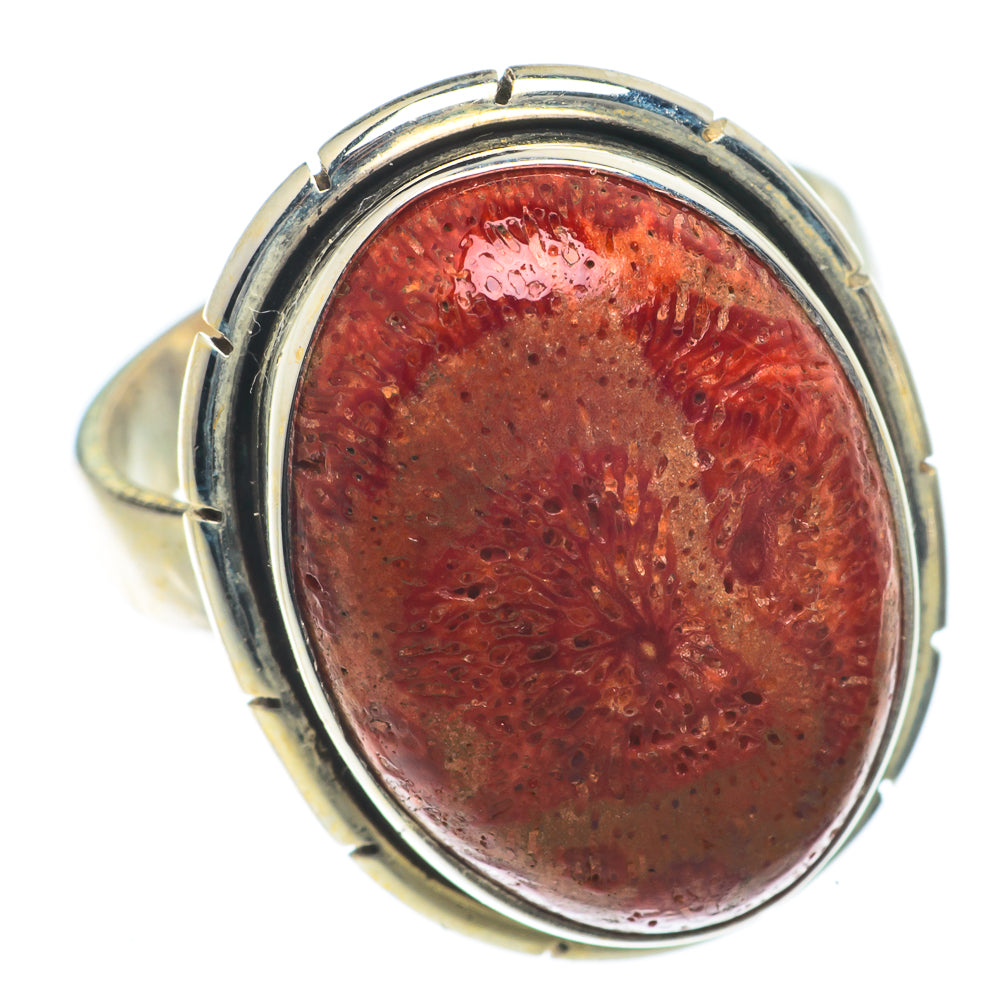 Sponge Coral Rings handcrafted by Anasilvercos - RING66525