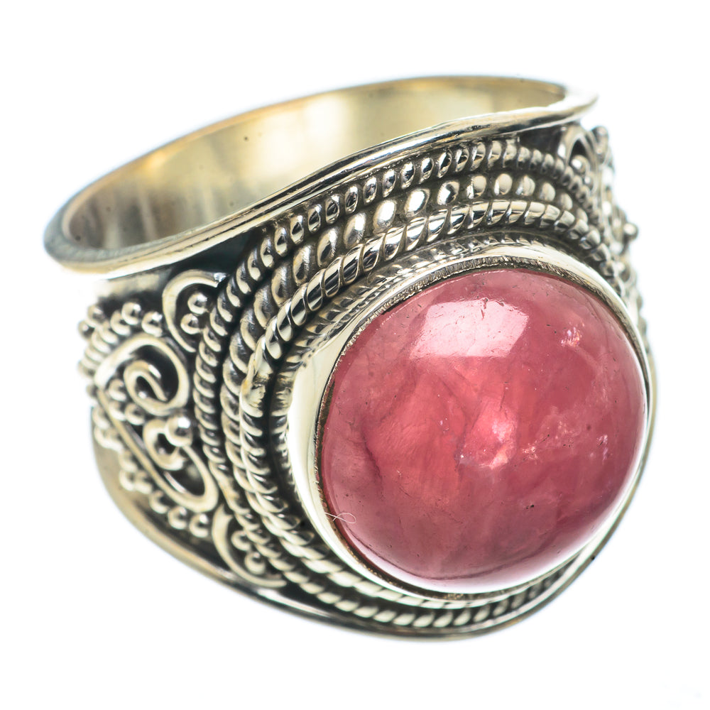 Rhodonite Rings handcrafted by Anasilvercos - RING66527