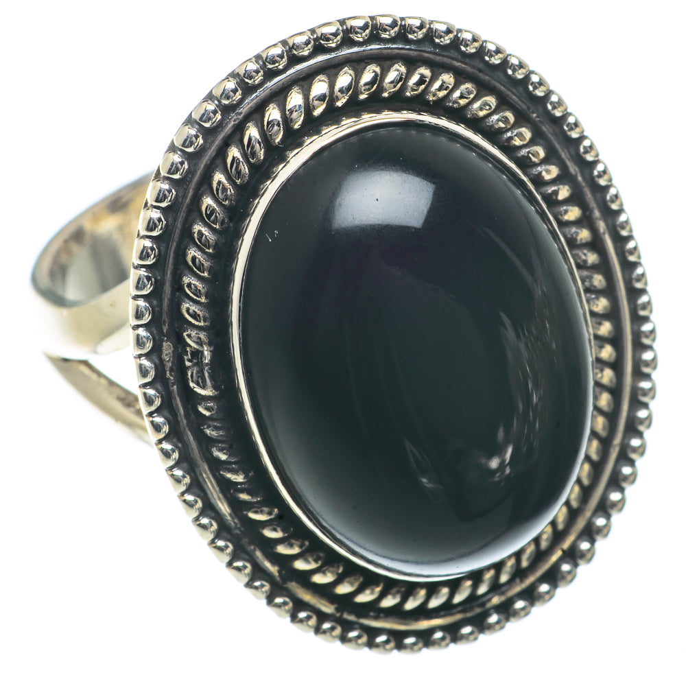 Black Onyx Rings handcrafted by Anasilvercos - RING66531