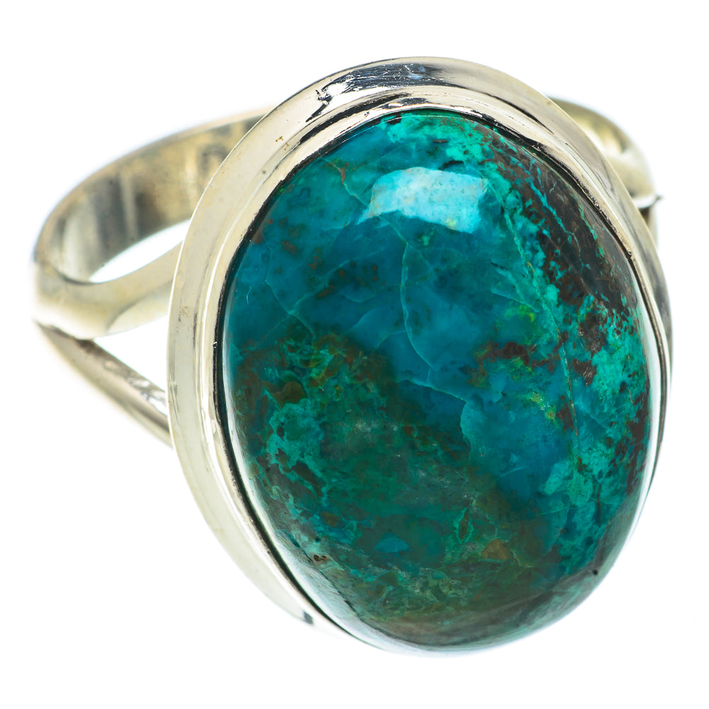Chrysocolla Rings handcrafted by Anasilvercos - RING66540