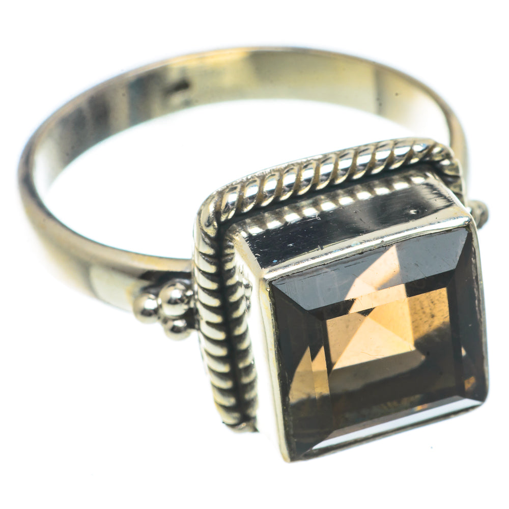 Smoky Quartz Rings handcrafted by Anasilvercos - RING66546