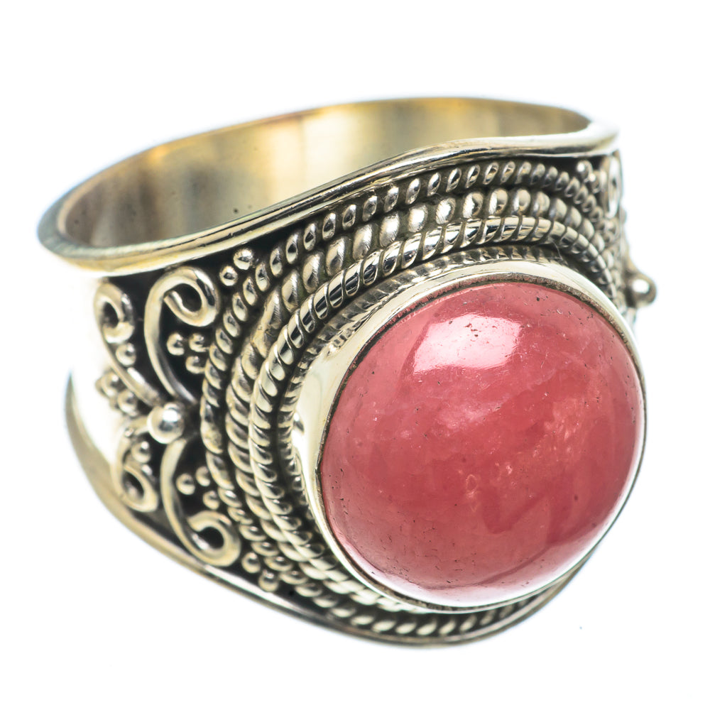 Rhodochrosite Rings handcrafted by Anasilvercos - RING66551