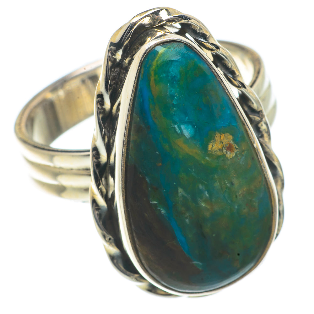 Chrysocolla Rings handcrafted by Anasilvercos - RING66559