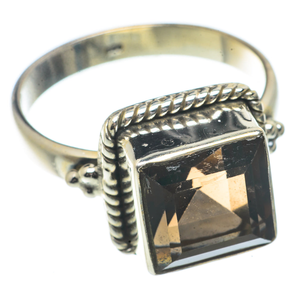 Smoky Quartz Rings handcrafted by Anasilvercos - RING66563