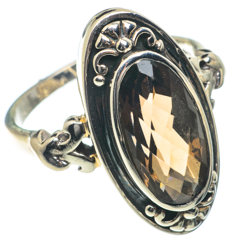 Smoky Quartz Rings handcrafted by Anasilvercos - RING66564
