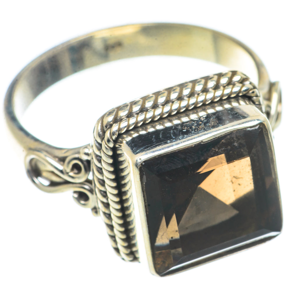 Smoky Quartz Rings handcrafted by Anasilvercos - RING66565