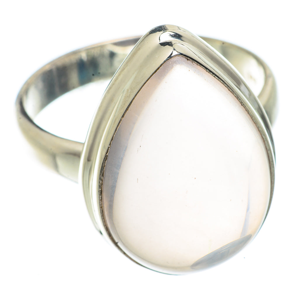 Rose Quartz Rings handcrafted by Anasilvercos - RING66569