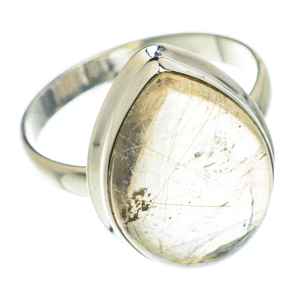 Rutilated Quartz Rings handcrafted by Anasilvercos - RING66571
