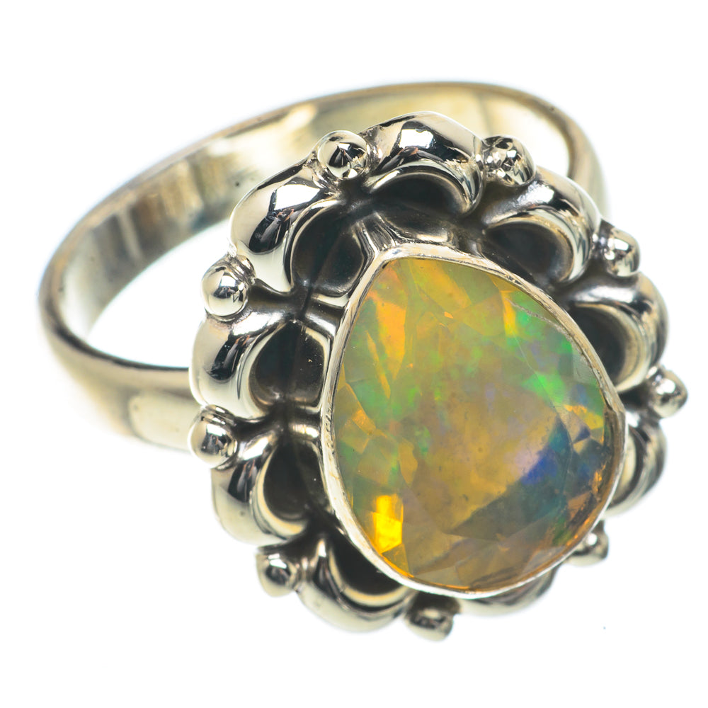 Ethiopian Opal Rings handcrafted by Anasilvercos - RING66576