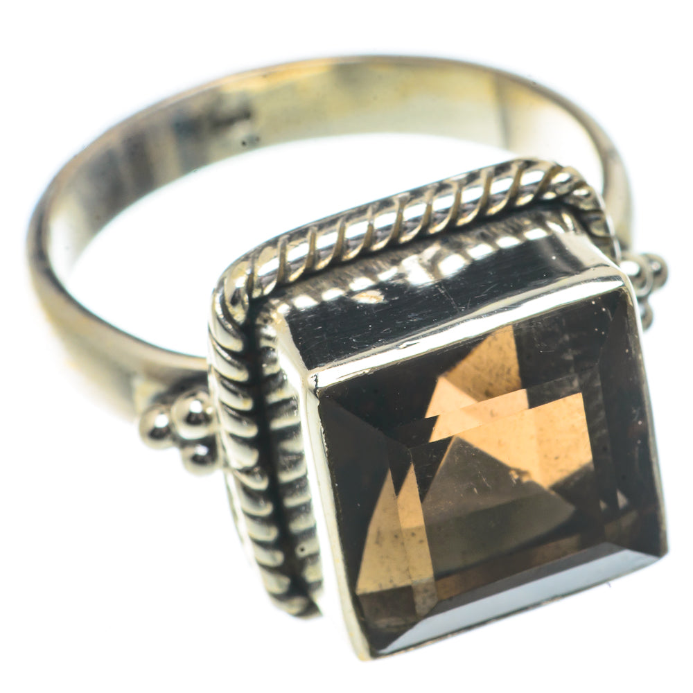 Smoky Quartz Rings handcrafted by Anasilvercos - RING66582