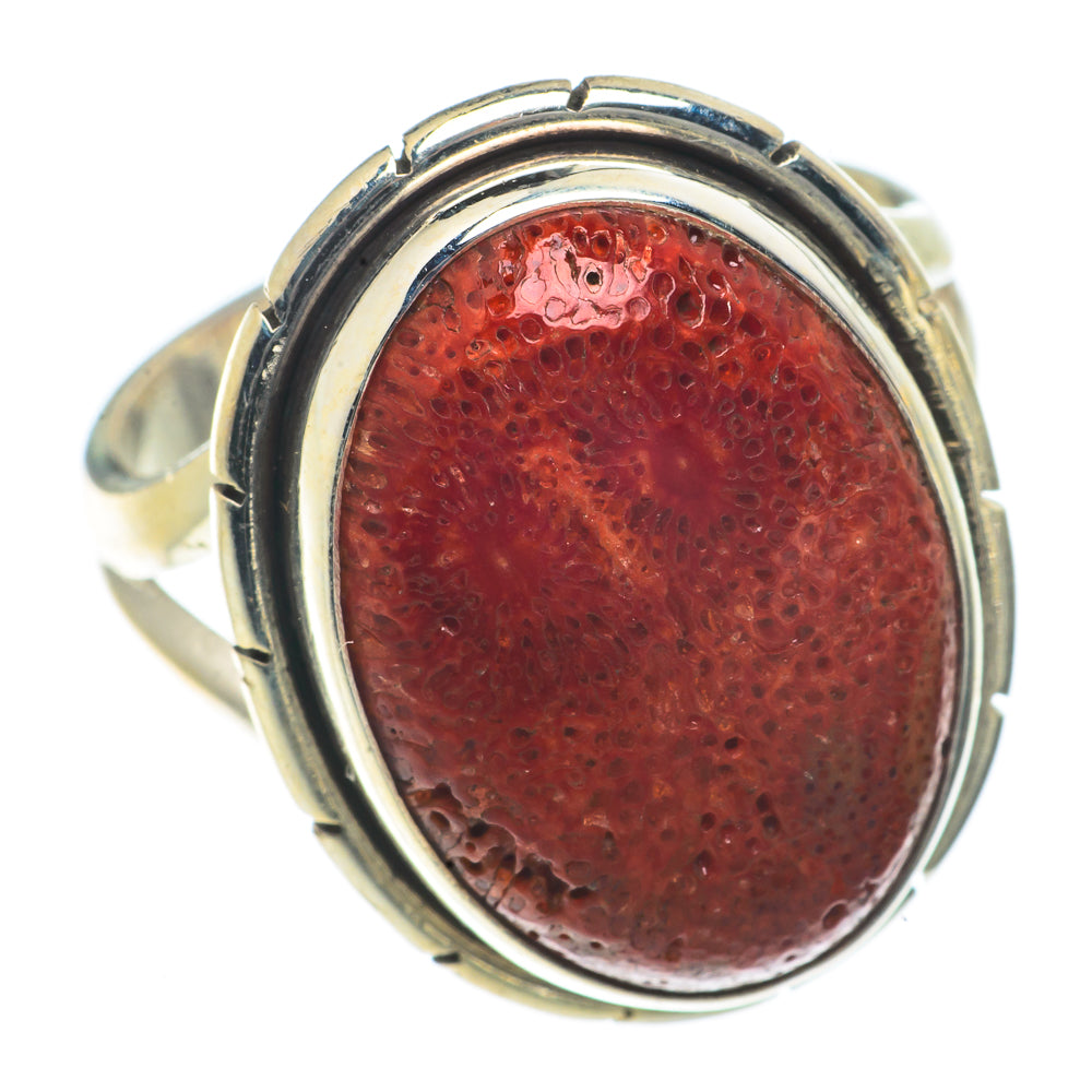 Sponge Coral Rings handcrafted by Anasilvercos - RING66586