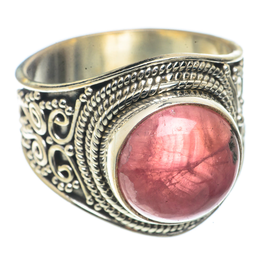 Pink Tourmaline Rings handcrafted by Anasilvercos - RING66587