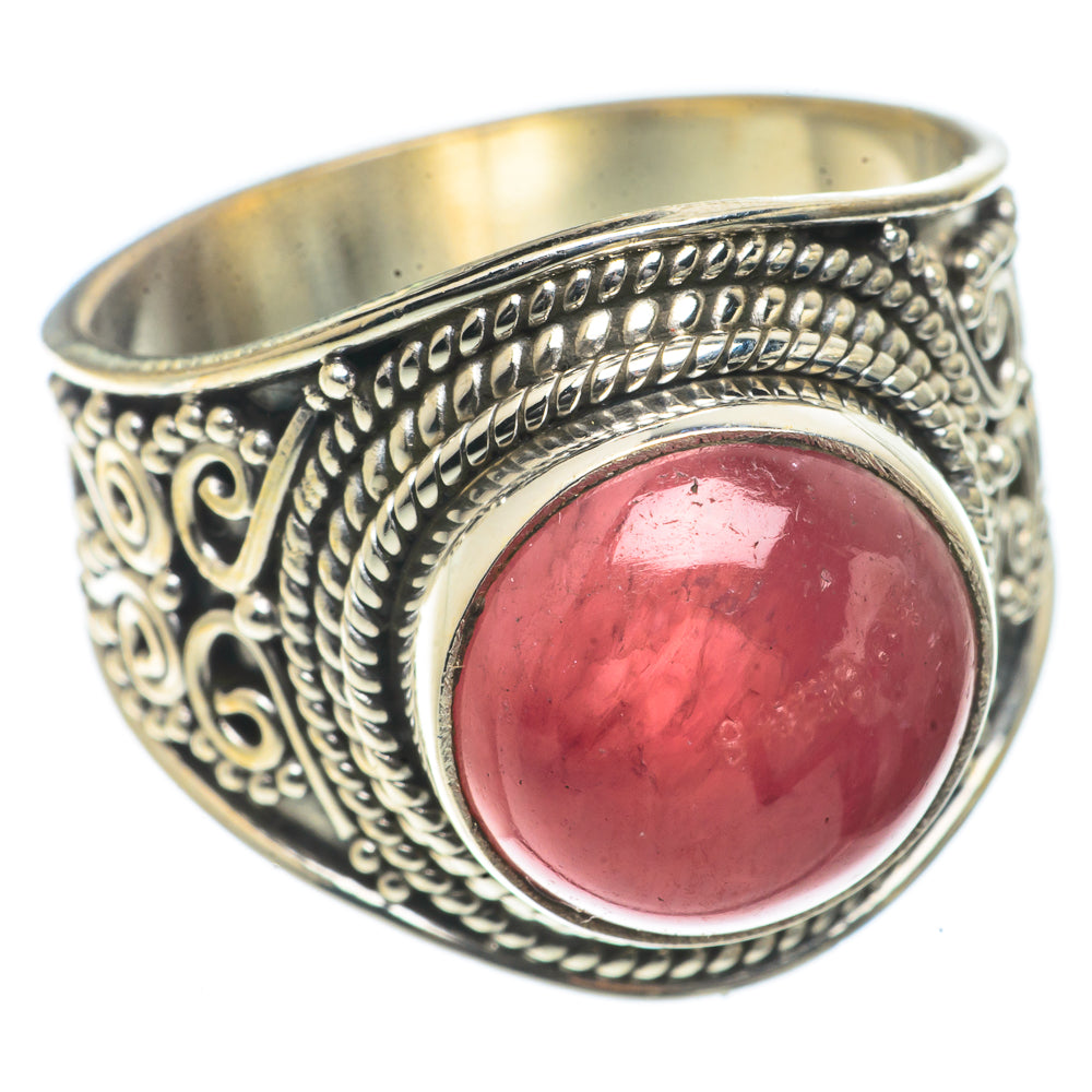 Pink Tourmaline Rings handcrafted by Anasilvercos - RING66607