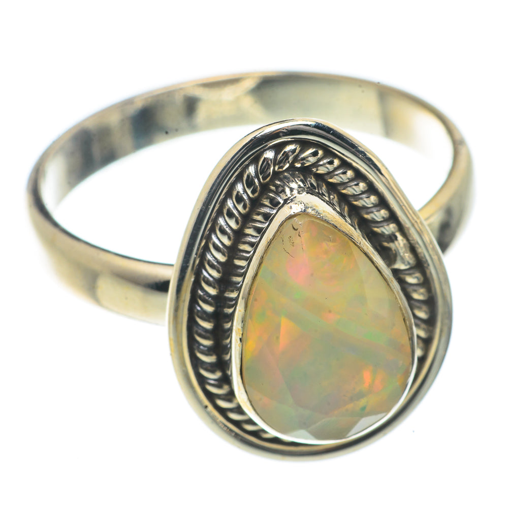 Ethiopian Opal Rings handcrafted by Anasilvercos - RING66612