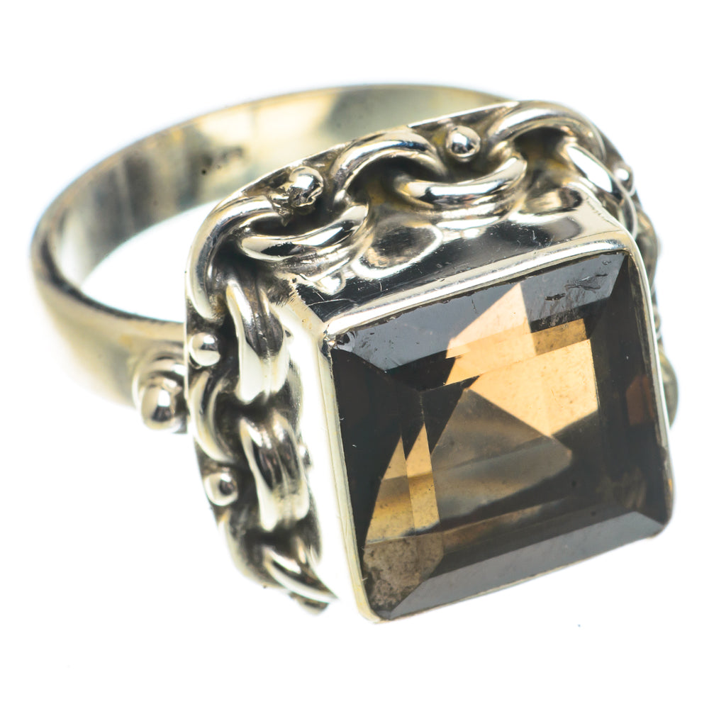 Smoky Quartz Rings handcrafted by Anasilvercos - RING66620