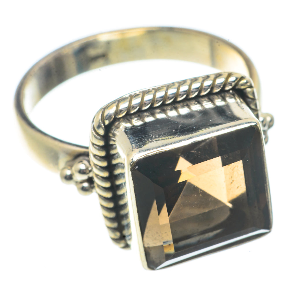 Smoky Quartz Rings handcrafted by Anasilvercos - RING66621