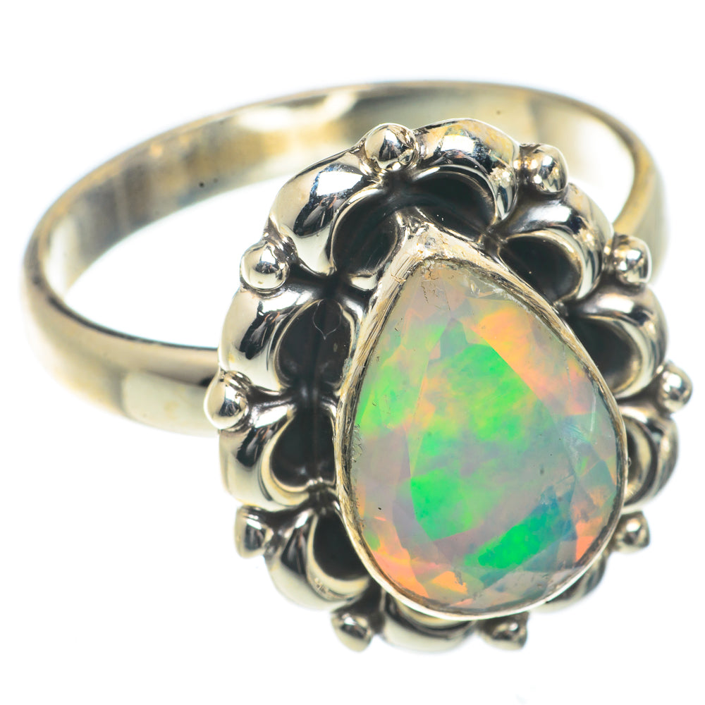 Ethiopian Opal Rings handcrafted by Anasilvercos - RING66631