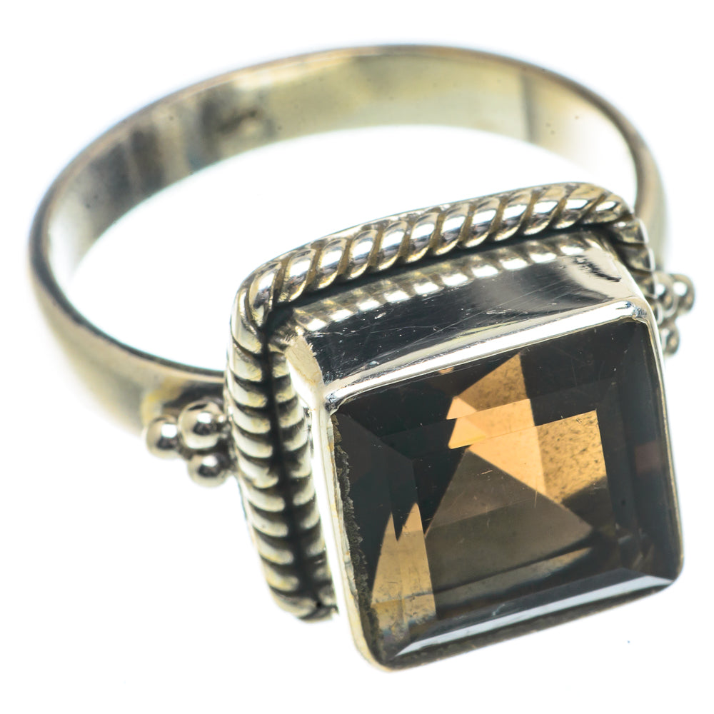 Smoky Quartz Rings handcrafted by Anasilvercos - RING66637