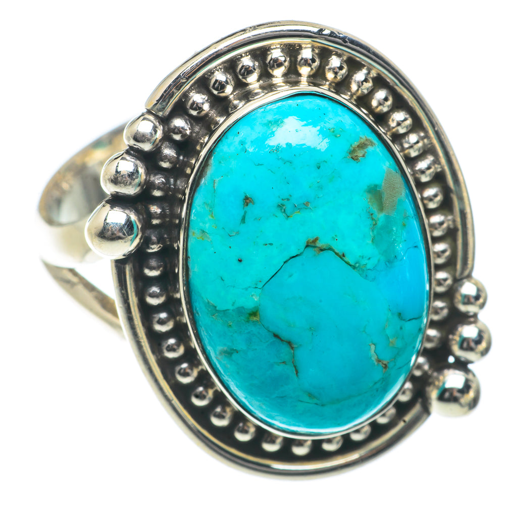 Arizona Turquoise Rings handcrafted by Anasilvercos - RING66650