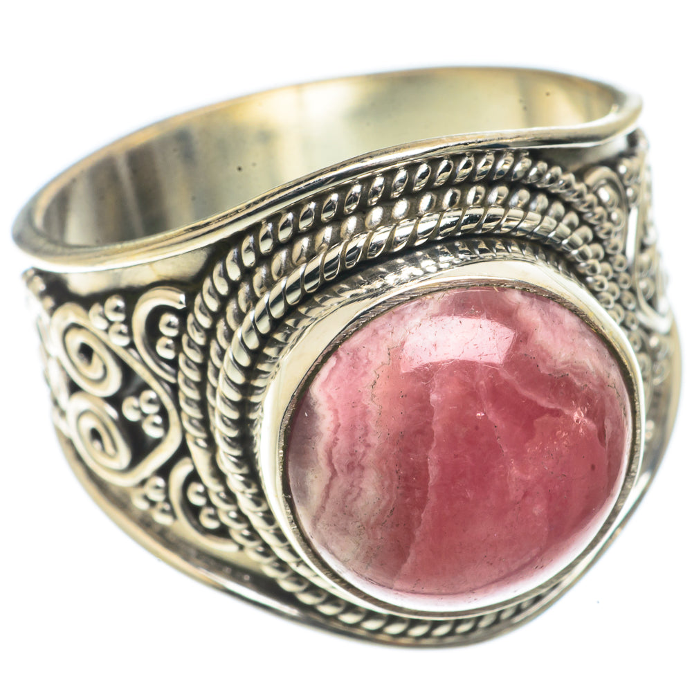 Rhodochrosite Rings handcrafted by Anasilvercos - RING66654