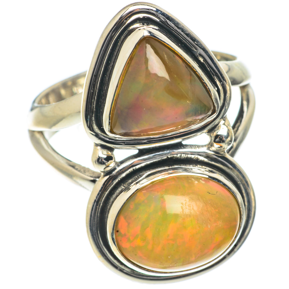 Ethiopian Opal Rings handcrafted by Anasilvercos - RING66660