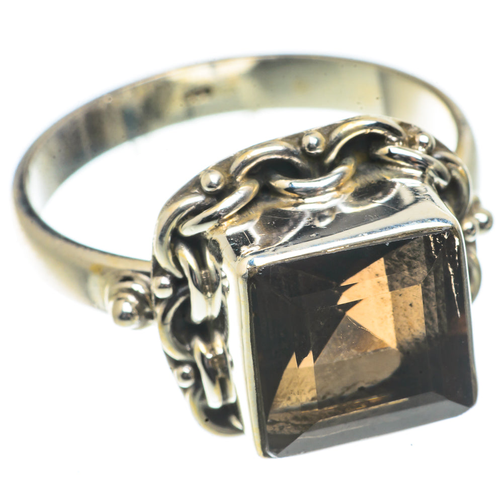 Smoky Quartz Rings handcrafted by Anasilvercos - RING66664