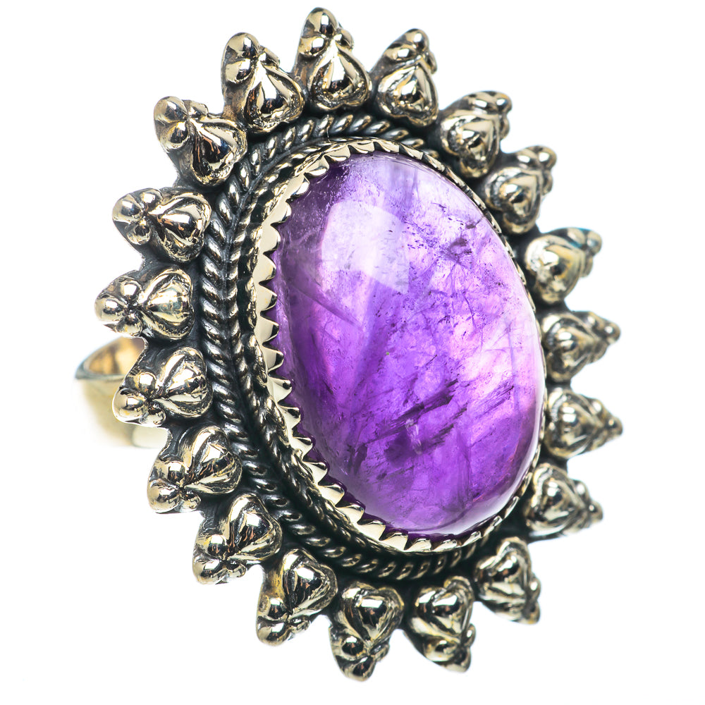 Amethyst Rings handcrafted by Anasilvercos - RING66718