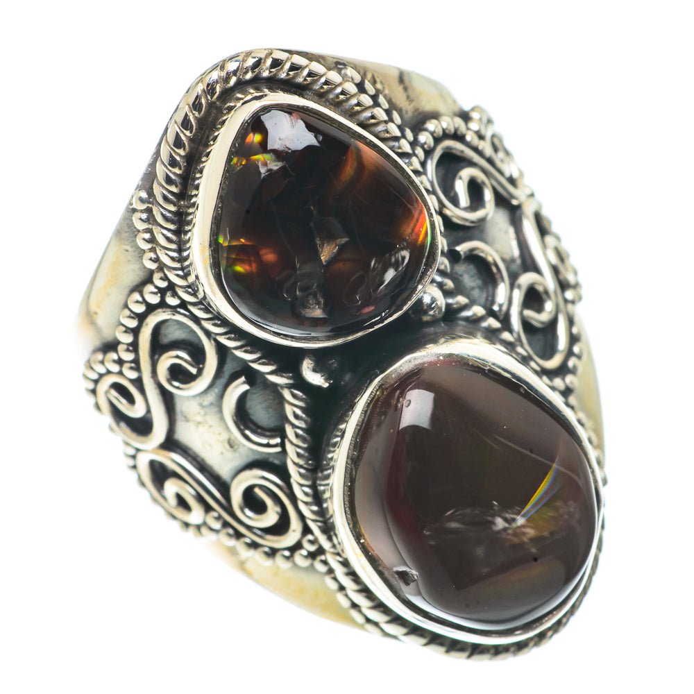 Mexican Fire Agate Rings handcrafted by Anasilvercos - RING66759