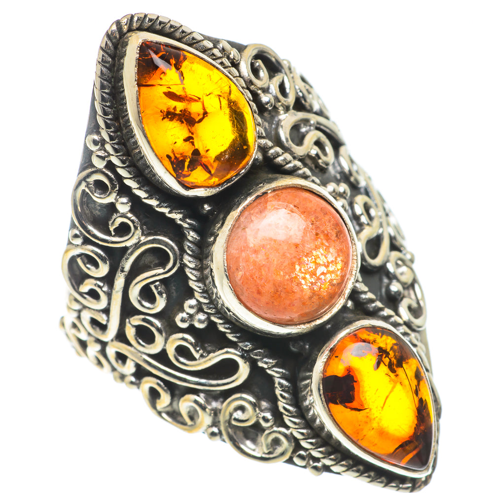 Sunstone Rings handcrafted by Anasilvercos - RING66762
