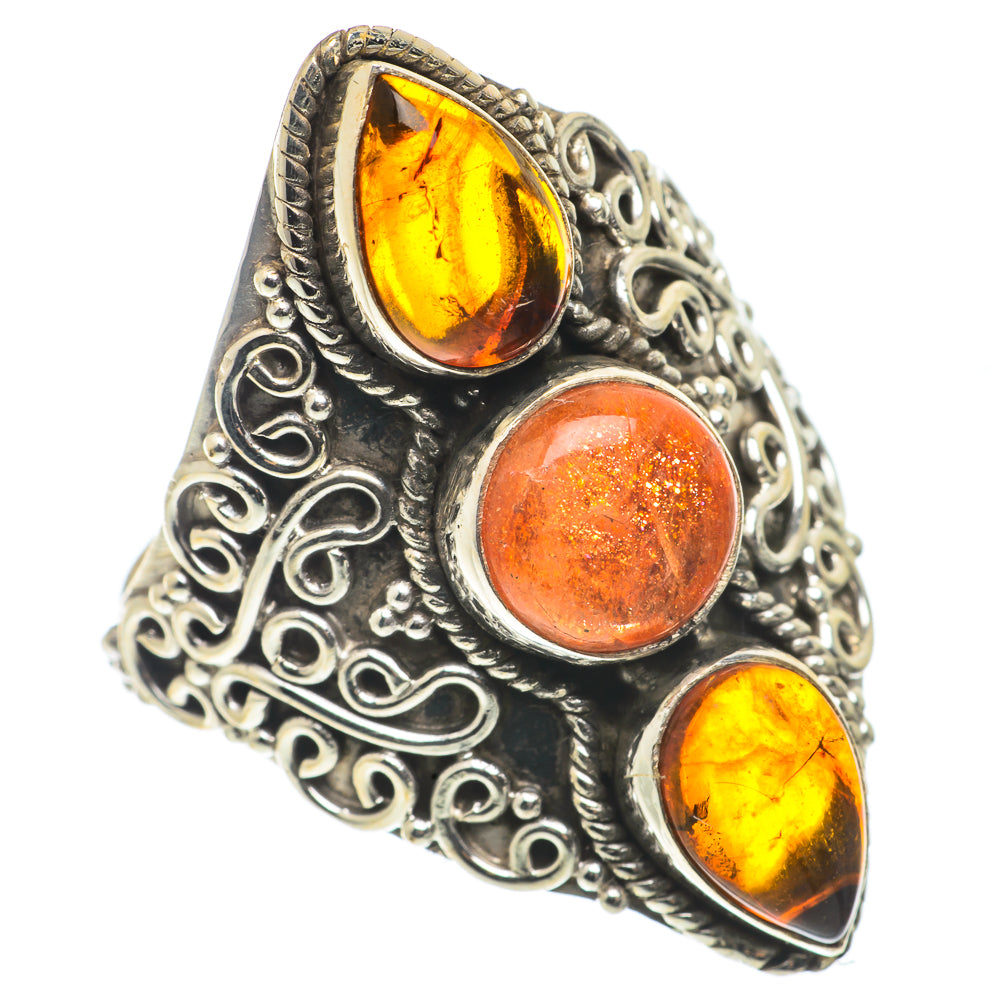 Sunstone Rings handcrafted by Anasilvercos - RING66784