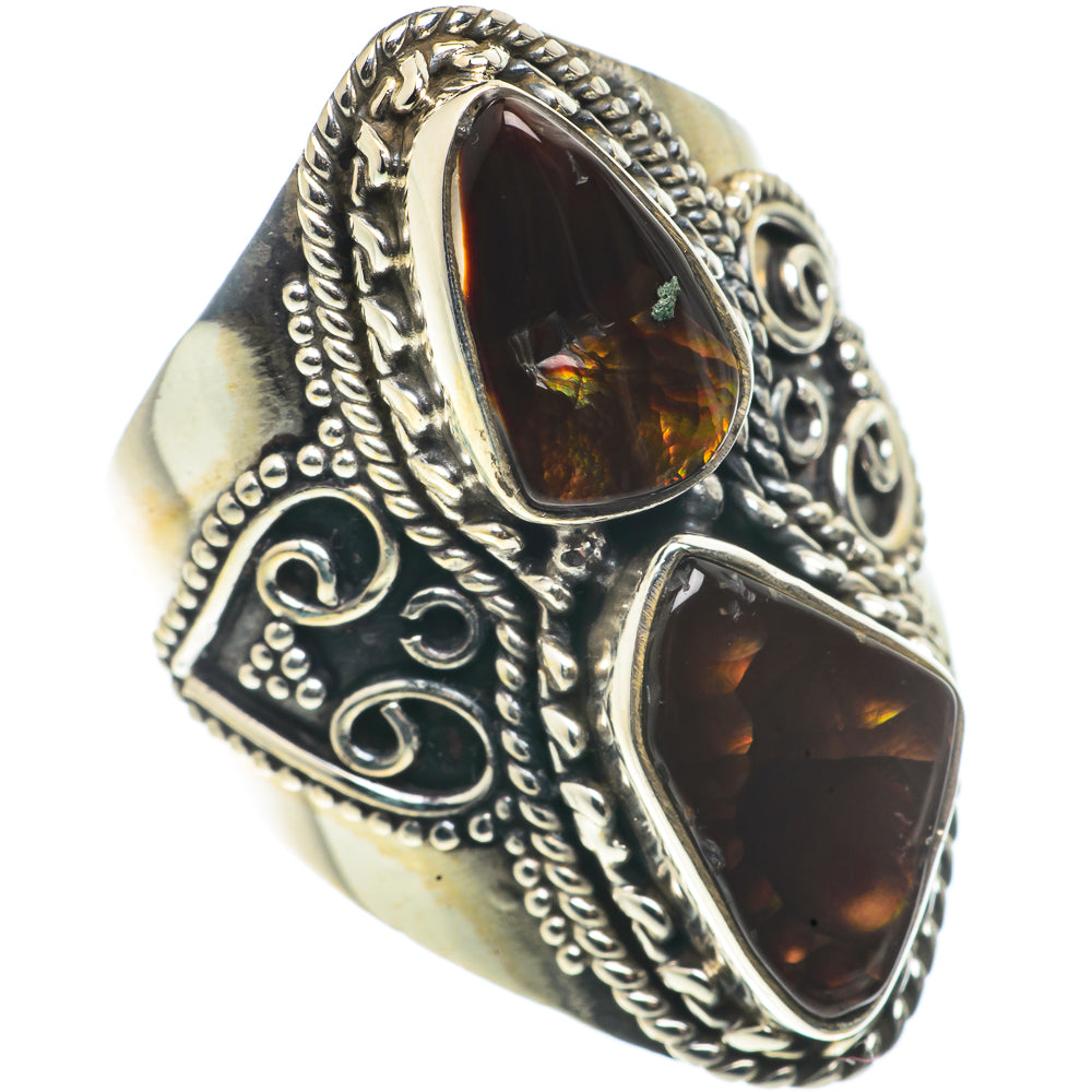 Mexican Fire Agate Rings handcrafted by Anasilvercos - RING66800