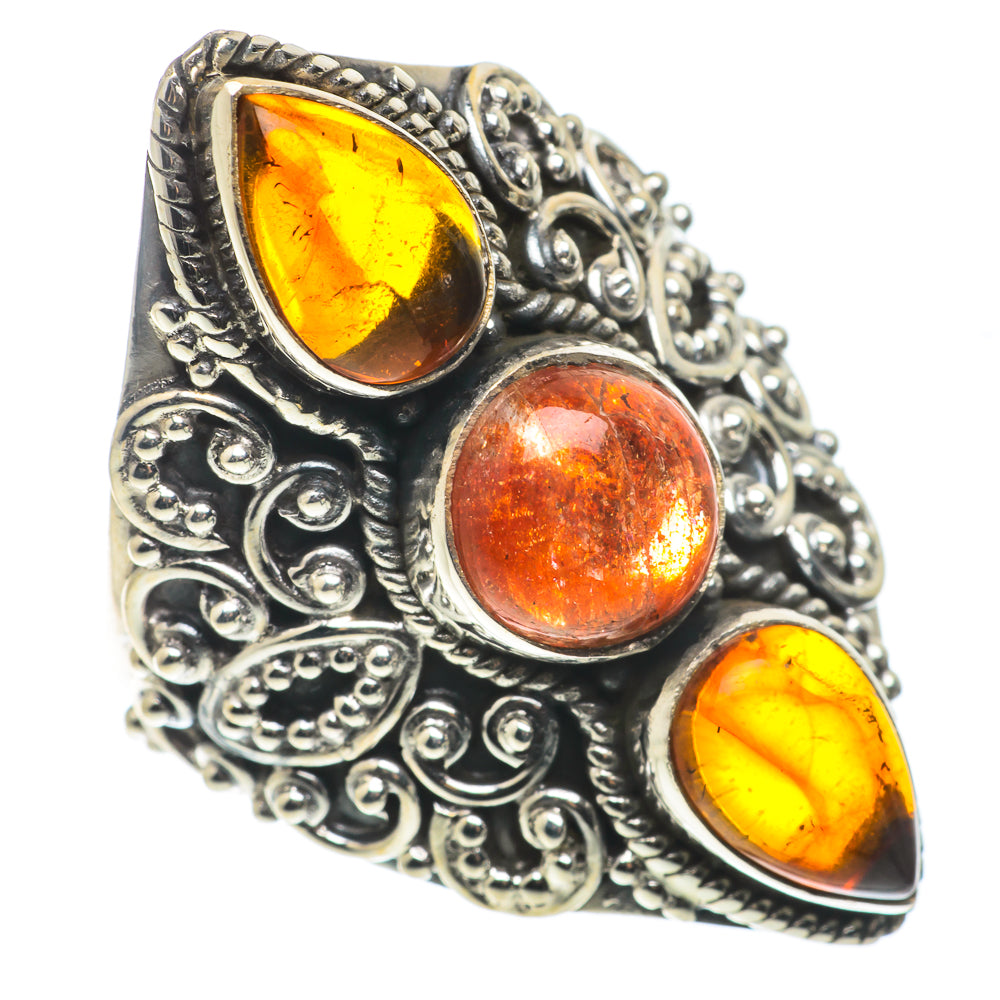 Sunstone Rings handcrafted by Anasilvercos - RING66801
