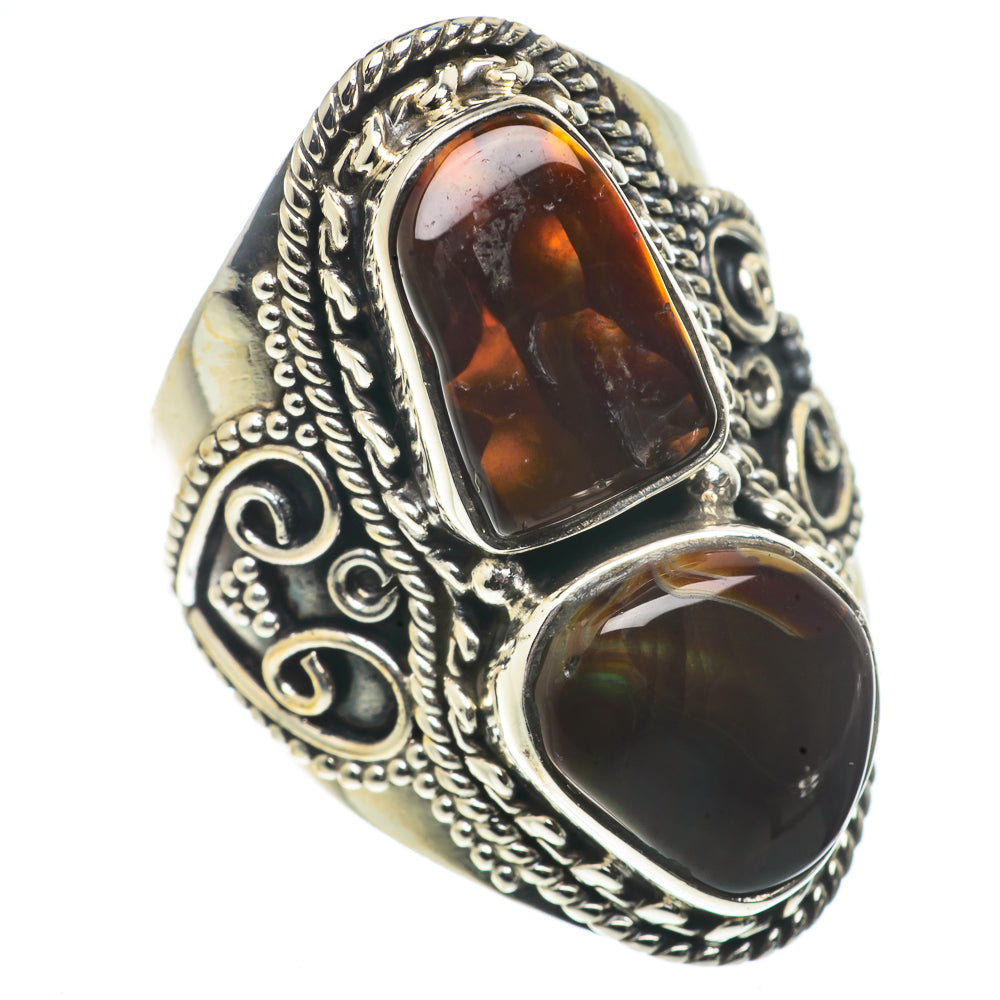 Mexican Fire Agate Rings handcrafted by Anasilvercos - RING66838