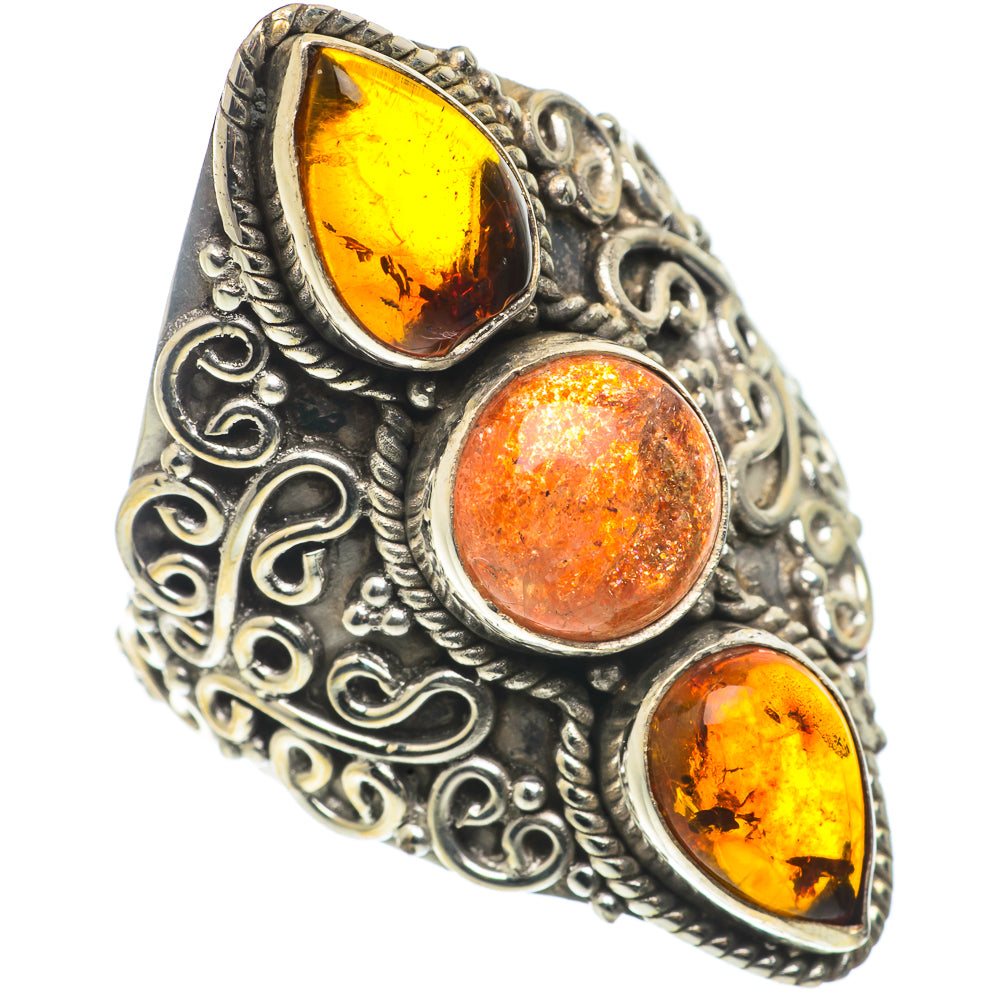 Sunstone Rings handcrafted by Anasilvercos - RING66843