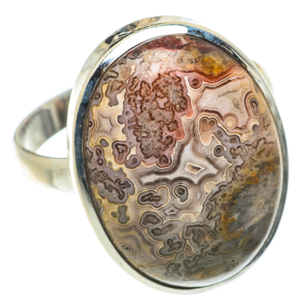 Crazy Lace Agate Rings handcrafted by Anasilvercos - RING66861